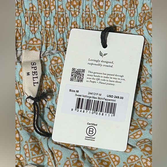 NWT Spell Sweet Nothings Maxi Skirt Medium UFT - Picture 5 of 14